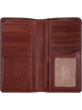 Italian Leather Checkbook Wallet for Men | Stylish & Durable Design, Perfect